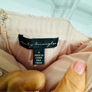 Baby pink lace dress